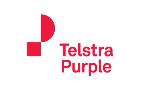 telstra purple logo